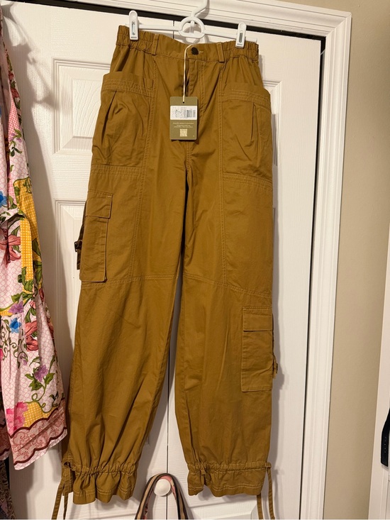 Spell Pants - Spell Mustard Cargo Jumpsuit Pants